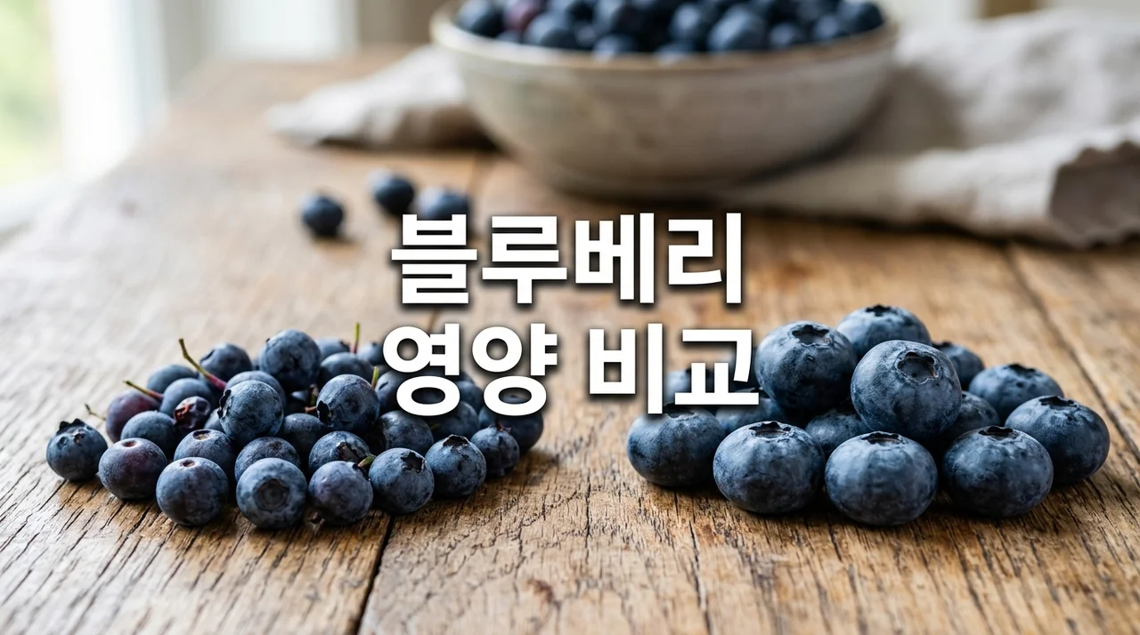 야생 블루베리와 재배 블루베리 차이: 안토시아닌 함량 및 영양학적 비교