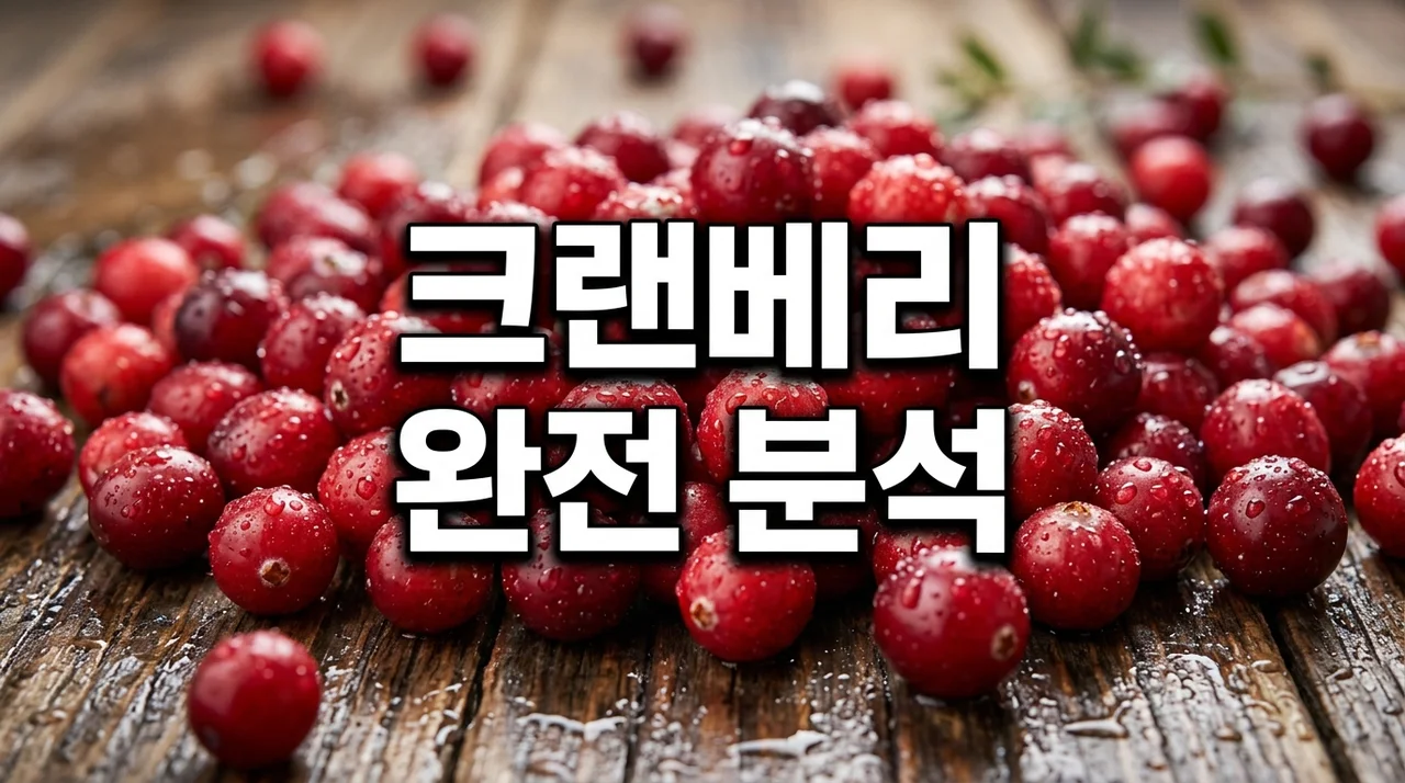 크랜베리의 생태적 특성과 신맛을 내는 유기산 성분 분석 및 효능