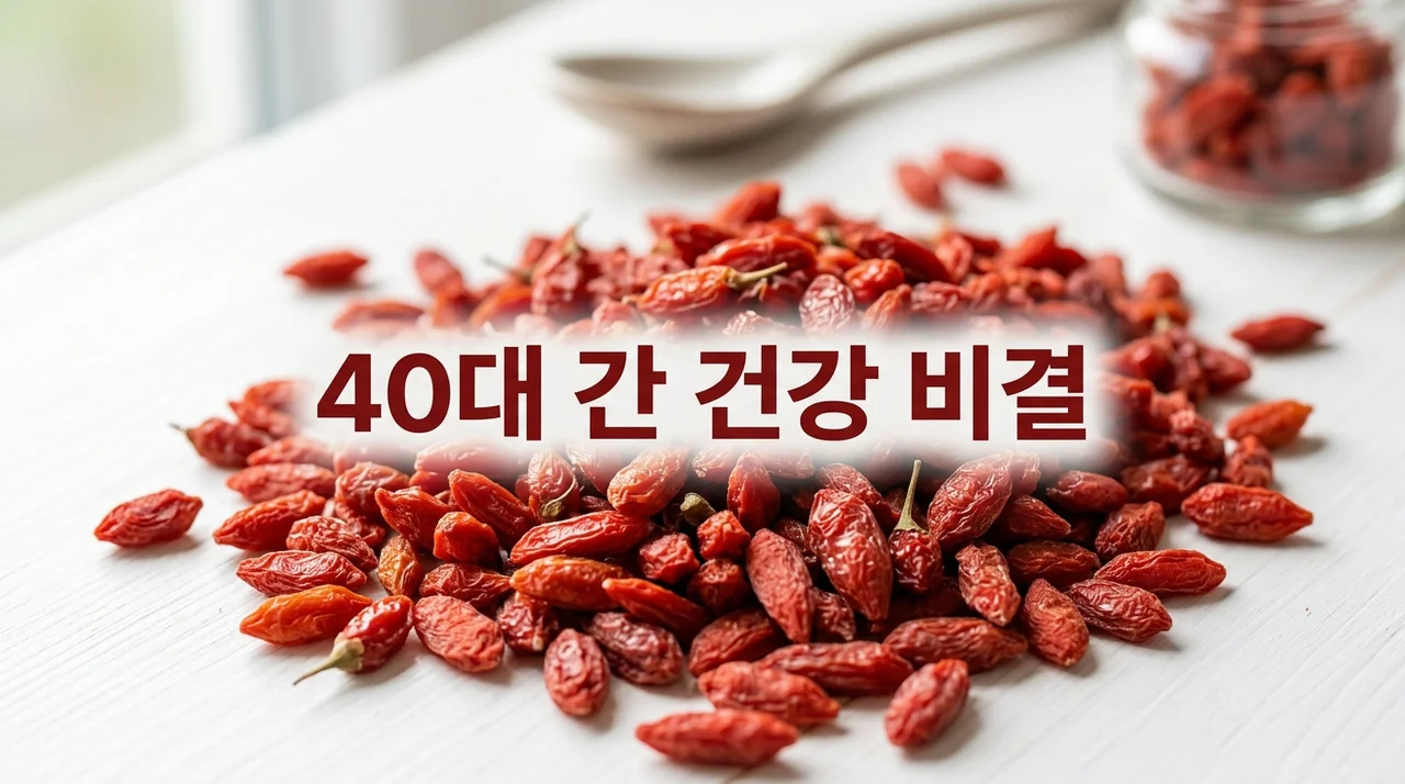 40대 간 건강 핵심, 구기자 속 베타인 성분 효능과 올바른 섭취법