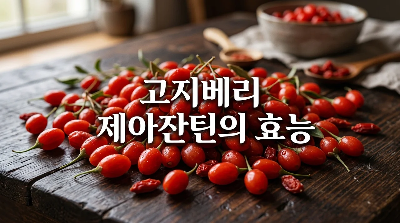 고지베리의 제아잔틴 작용 기전과 눈 건강의 과학적 원리