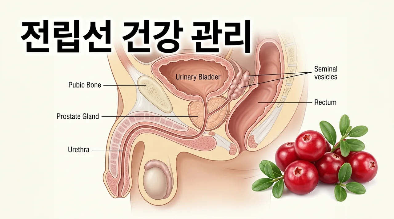 전립선 비대증 증상 완화 및 배뇨 기능 개선에 미치는 크랜베리 효능