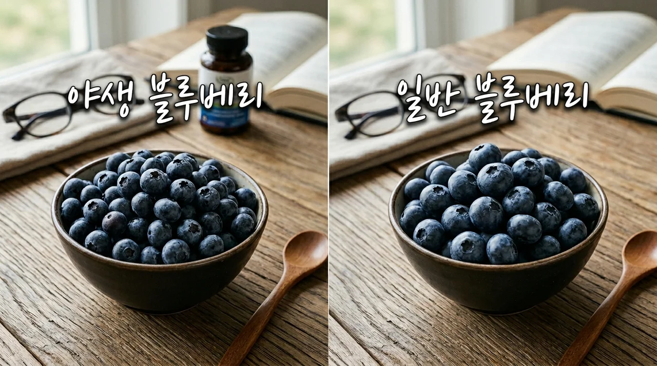 야생 블루베리 일반 블루베리보다 진짜 눈에 더 좋을까? 효능과 선택 가이드