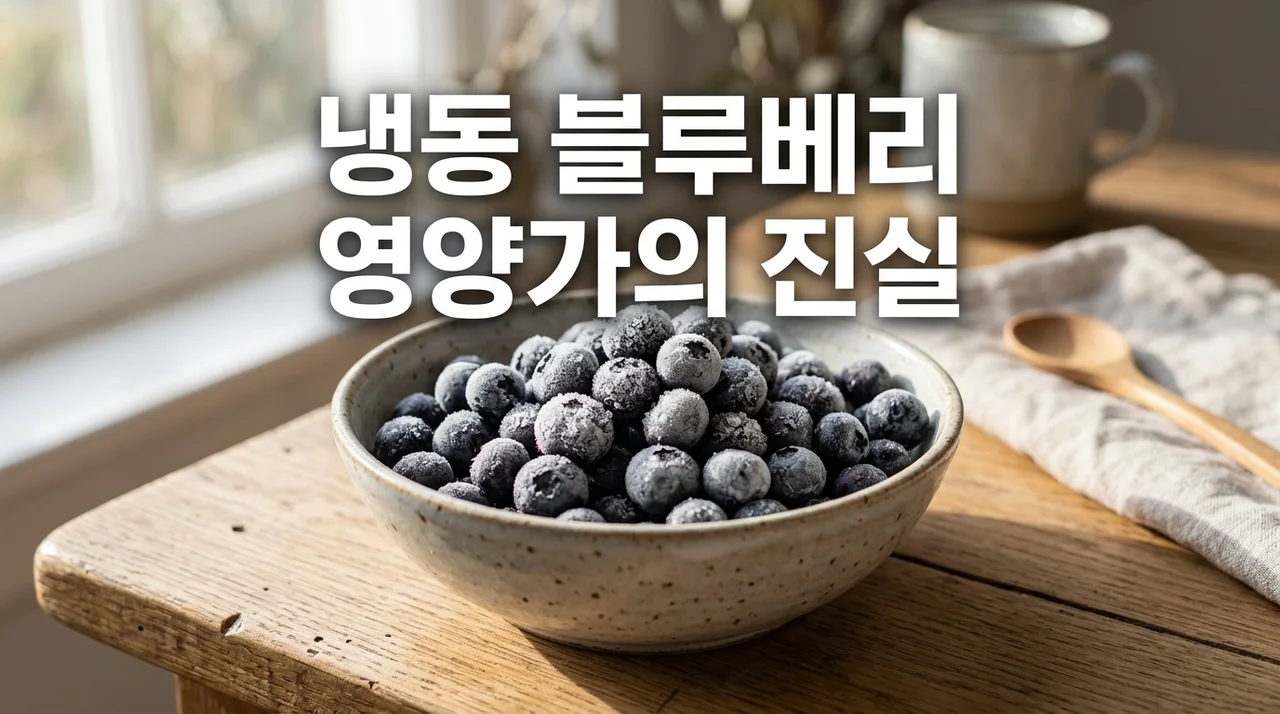 냉동 블루베리 영양가가 더 높다고? 얼려 먹을 때 진짜 좋아지는 것들