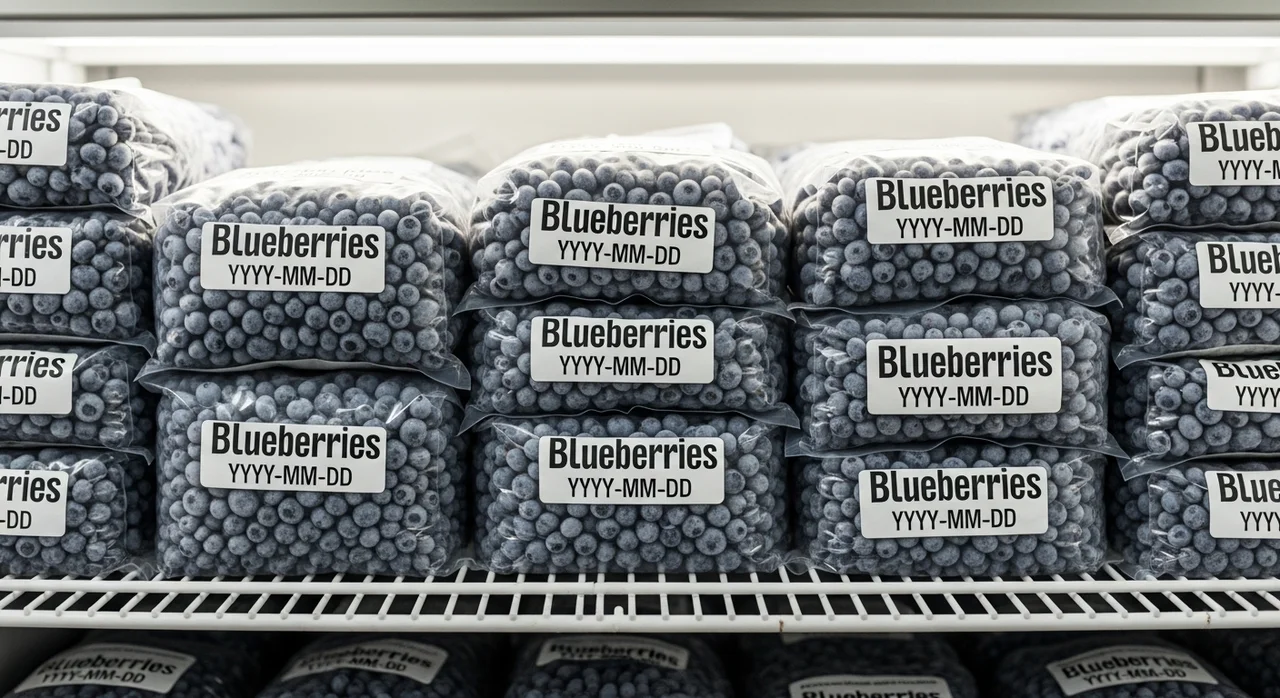 냉동 블루베리 보관 및 소분법 가이드