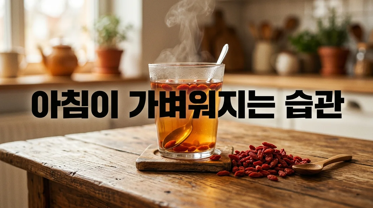 늘 피곤하고 지친 간, 구기자 한 잔으로 매일 아침 가벼워지는 법