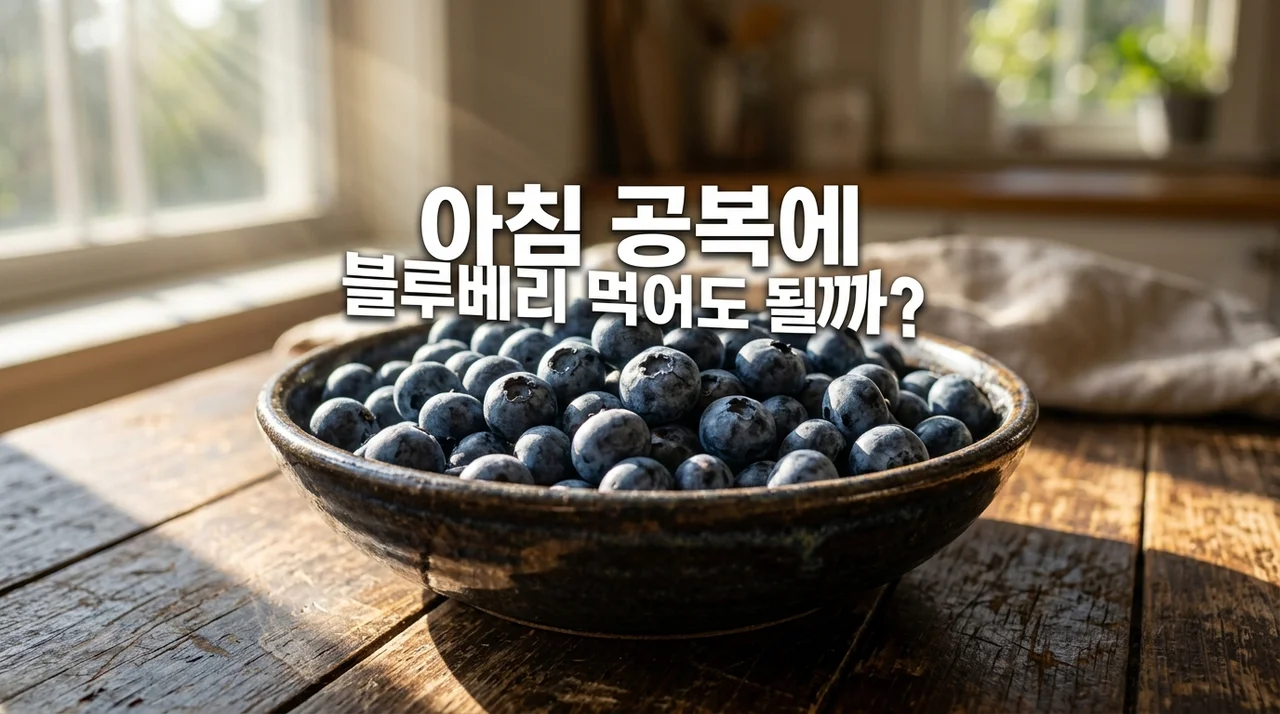 아침 공복에 블루베리 먹어도 될까? 위 건강과 효과적인 섭취법
