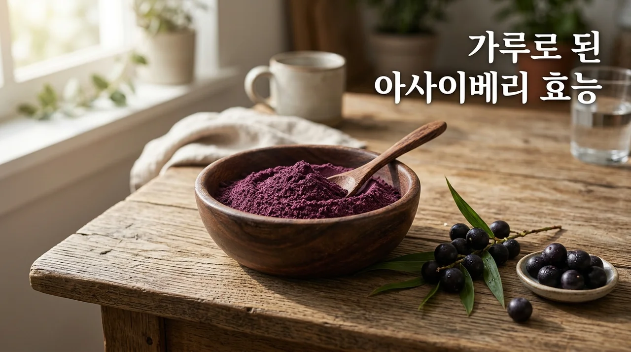 가루로 된 아사이베리 효능, 부작용 없이 올바르게 먹는법