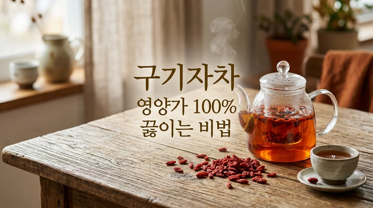 구기자차 영양가 100% 살려 끓이는 비법과 올바른 복용법