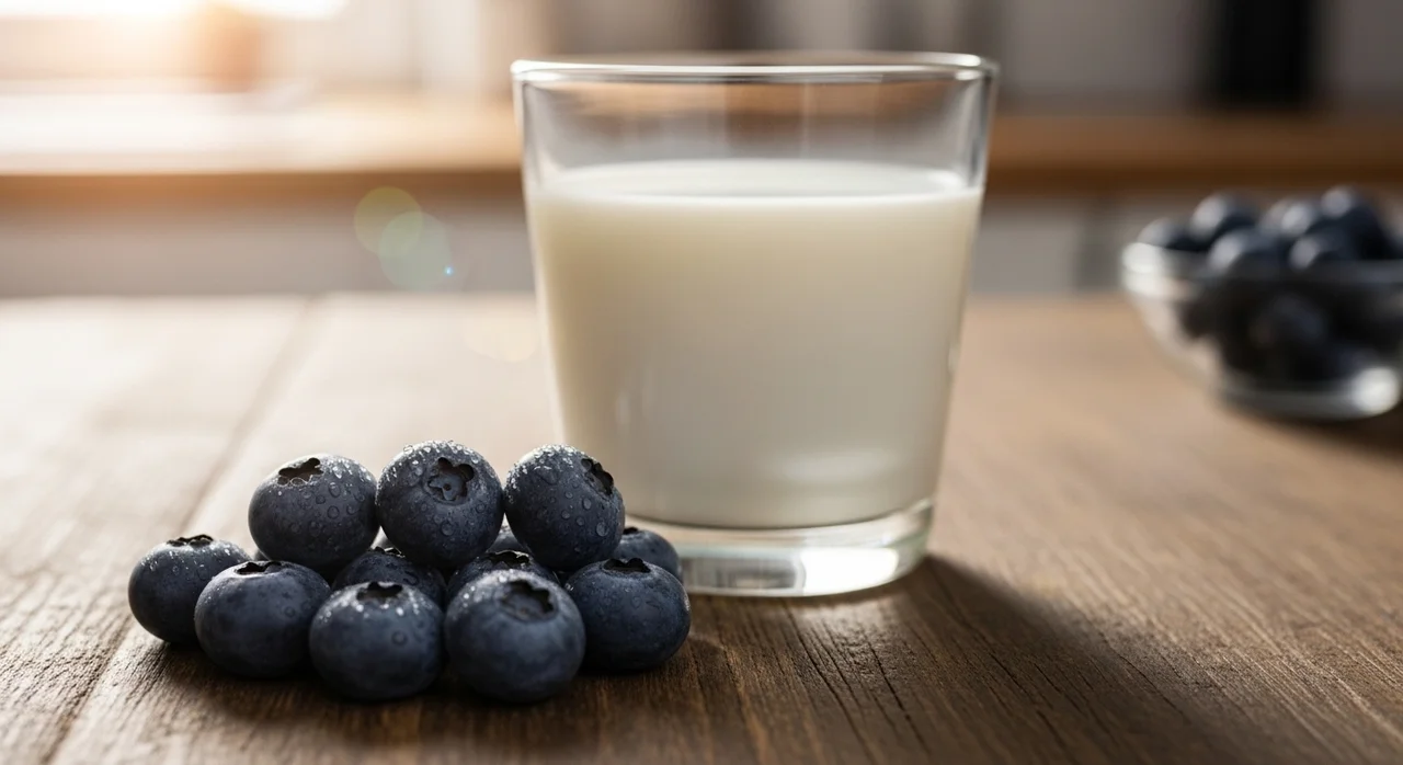 블루베리 갈아 마실 때 우유 넣지 마세요! 건강상의 이유