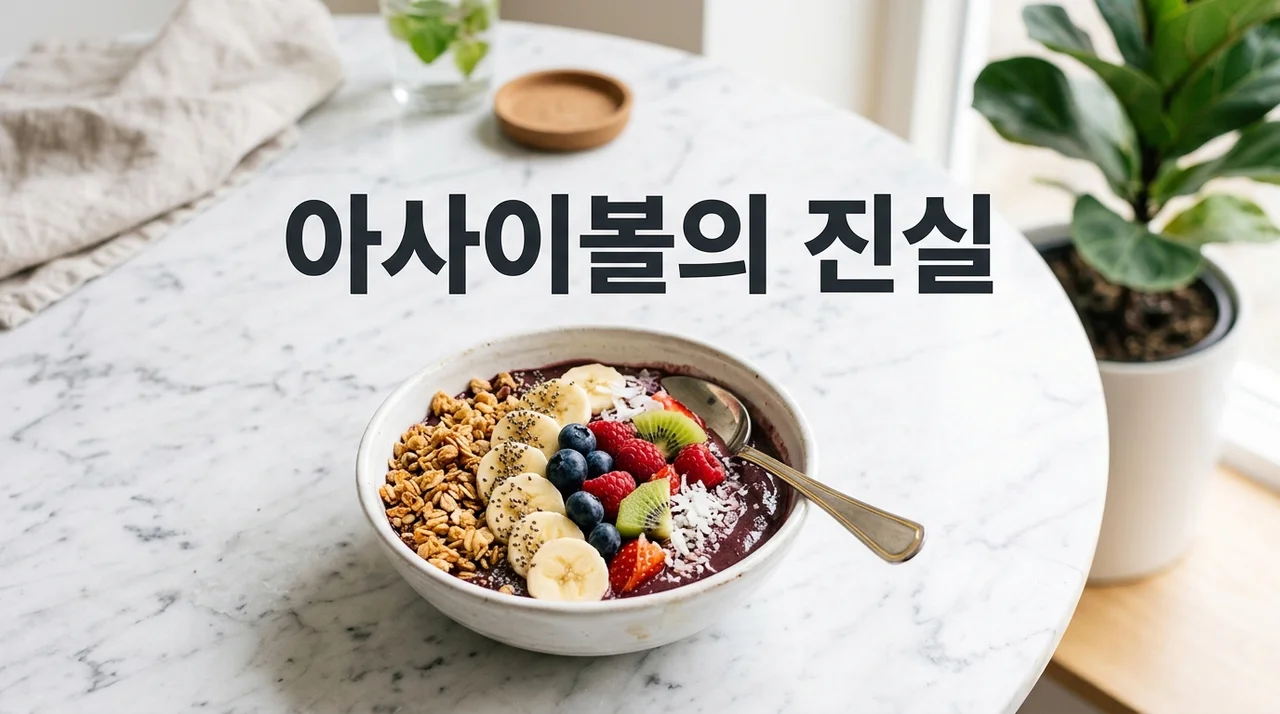 다이어트 식품인 줄 알았던 아사이볼, 알고 보니 설탕 폭탄일까?