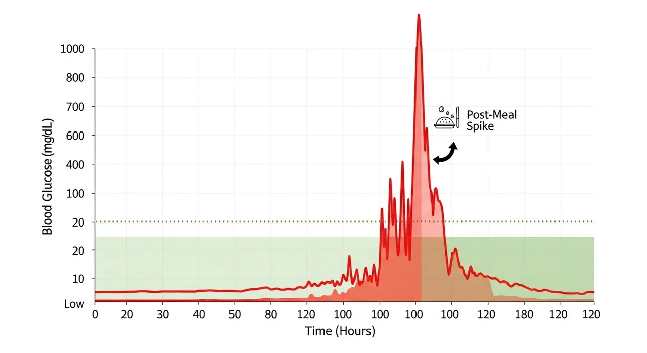 혈당 스파이크와 체중 관리에 미치는 영향