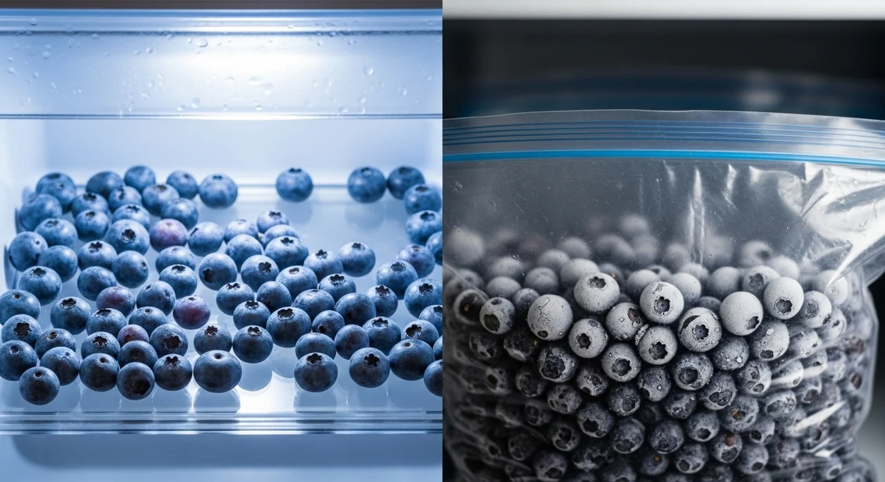 블루베리 보관의 핵심: 냉장인가 냉동인가?