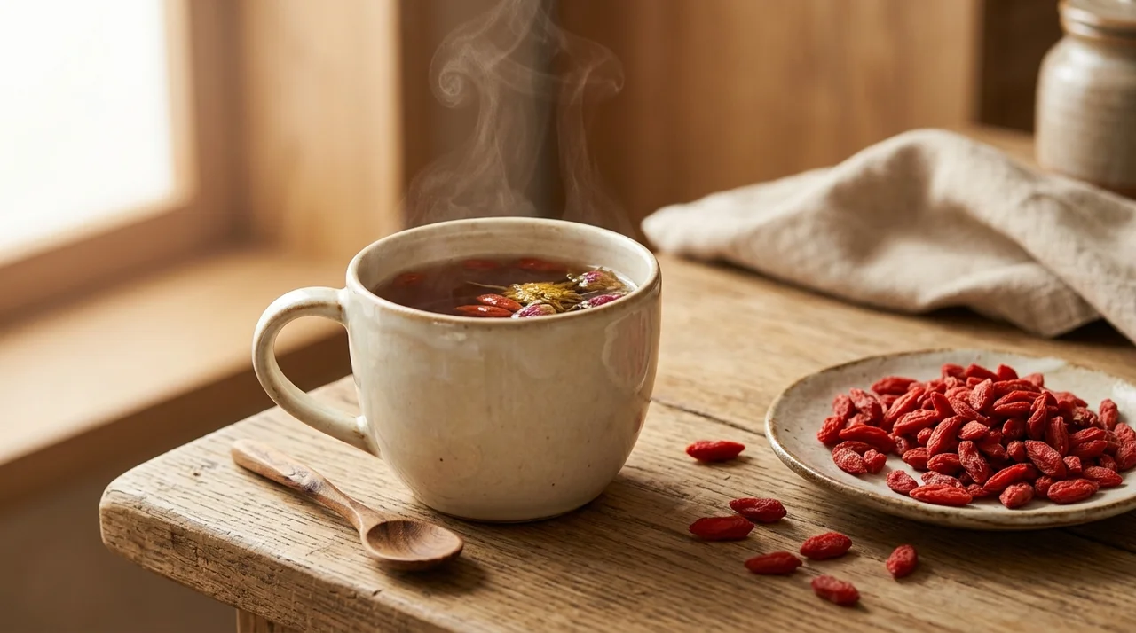 잠 못 자는 밤 구기자차 마셔도 될까? 불면증과 효능의 상관관계