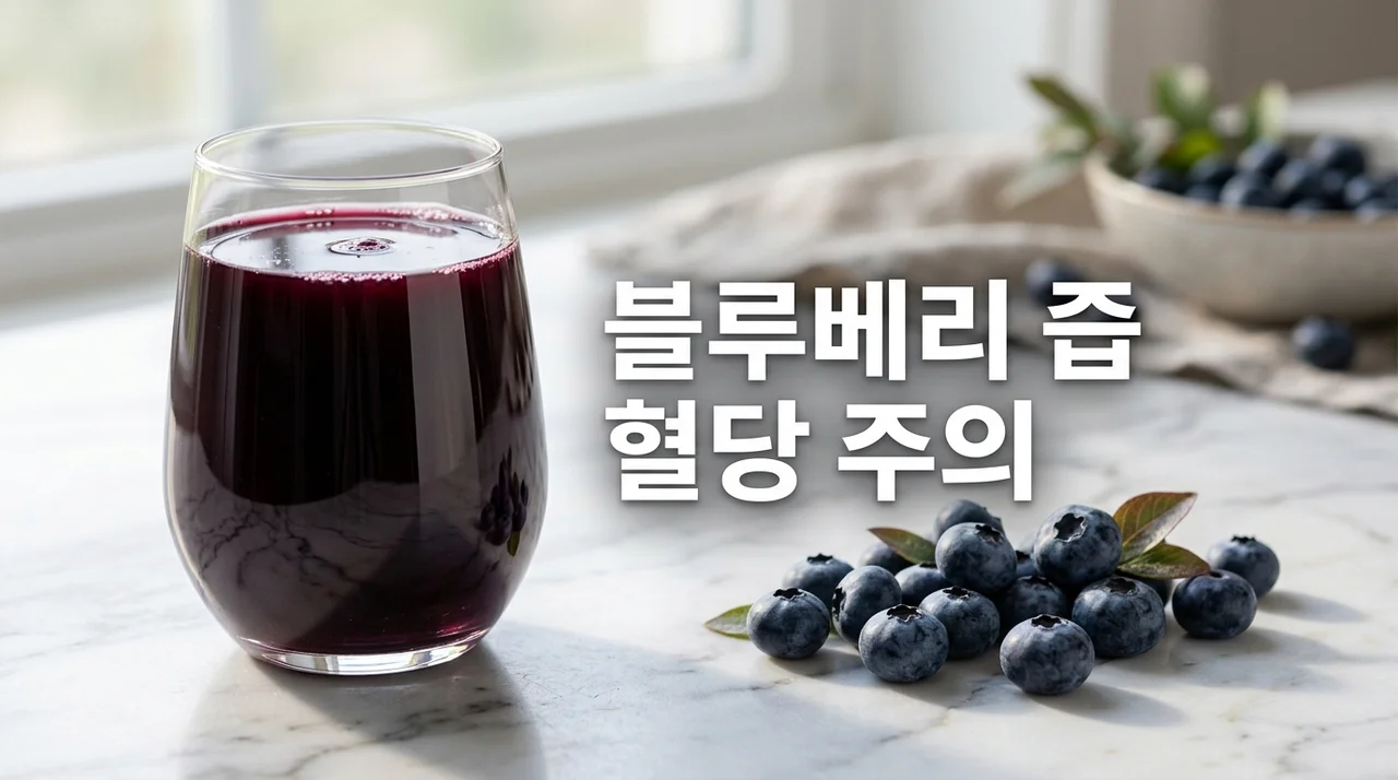몸에 좋다고 마신 블루베리 즙 알고 보니 혈당 폭탄? 건강한 섭취 가이드