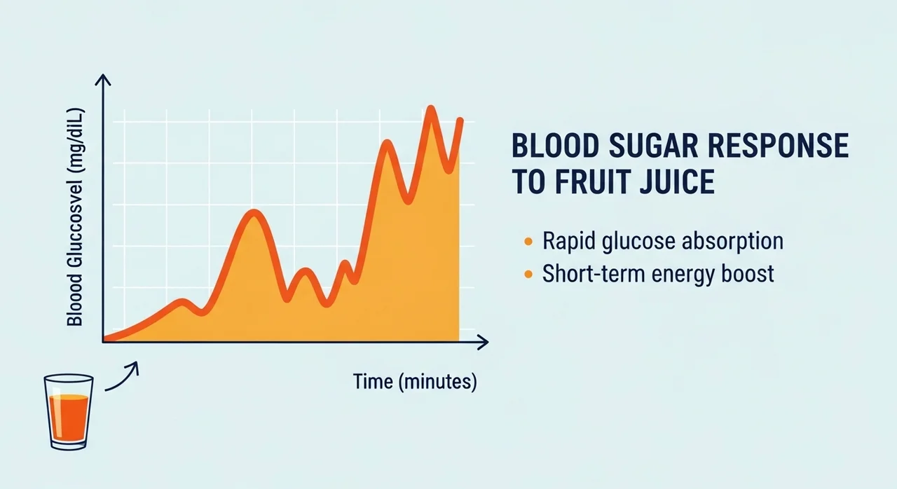 즙으로 마실 때 혈당이 급격히 오르는 이유