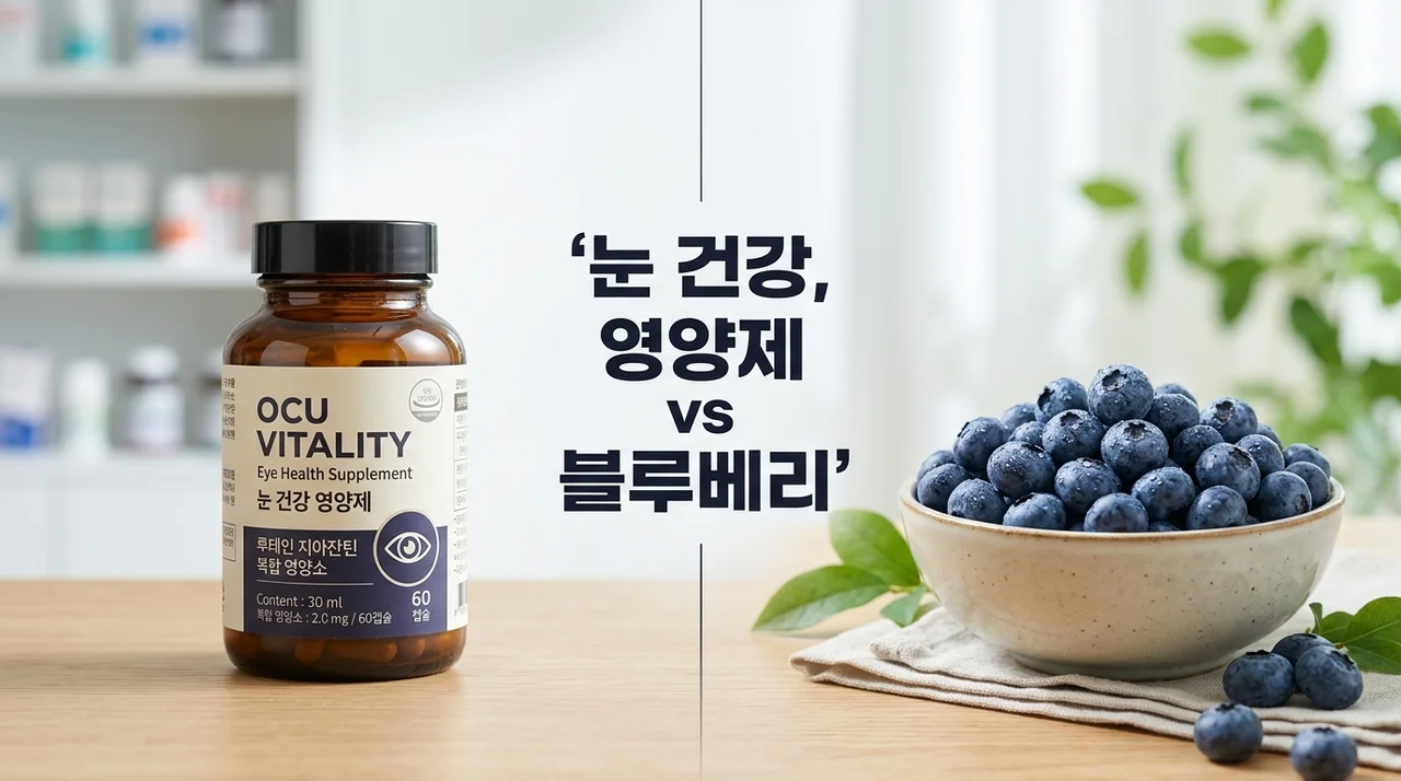 비싼 눈 영양제 사 먹을까 블루베리 섭취가 나을까? 효과 비교 분석