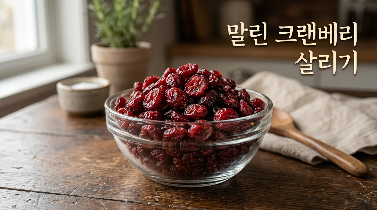 눅눅해진 말린 크랜베리 처음처럼 쫀득하게 살려내는 보관 비법 3가지