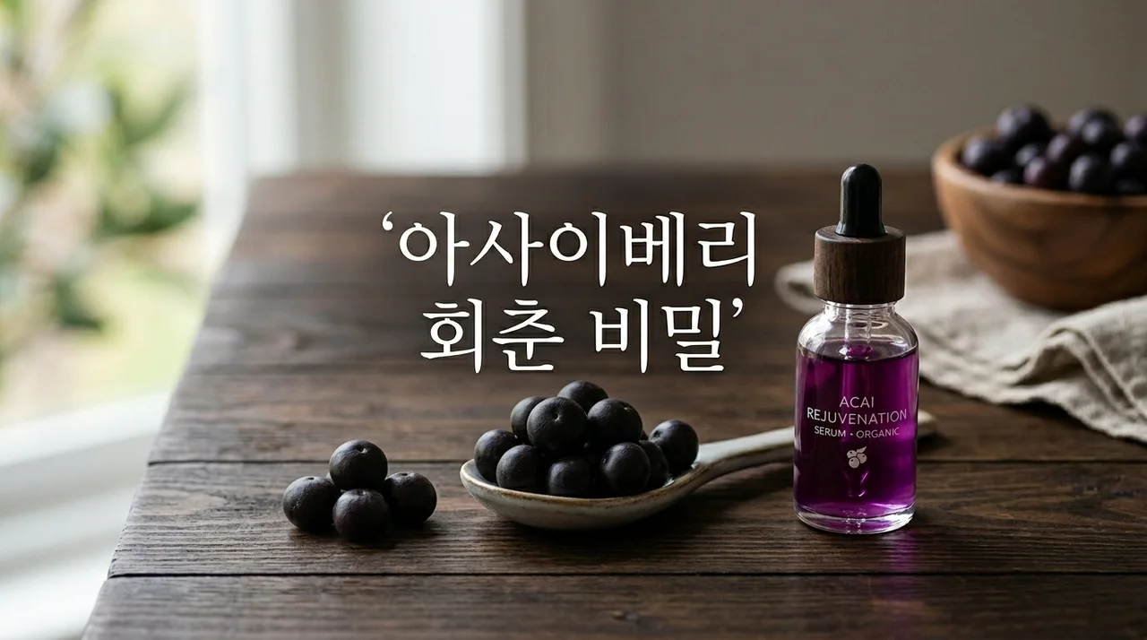 먹고 바르는 아사이베리 피부 회춘의 비밀: 항산화와 영양학적 접근