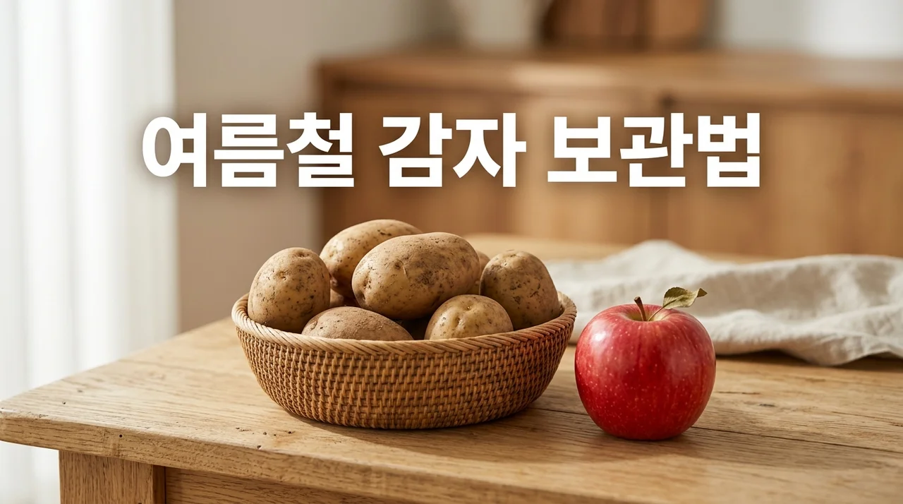 여름철 감자 싹 안 나게 한 달 이상 실온 보관하는 완벽한 방법
