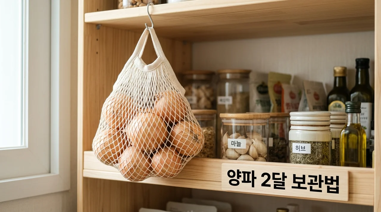 무르기 쉬운 양파 스타킹 하나로 두 달 거뜬한 실온 보관법