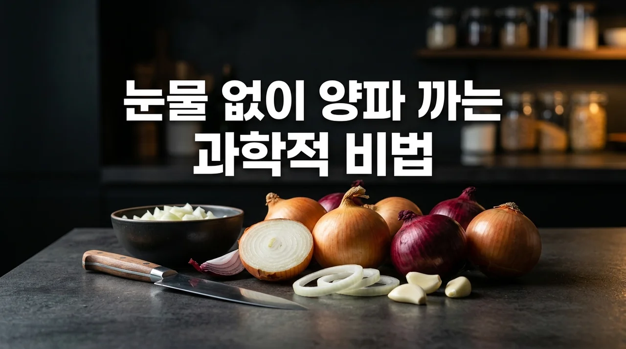 눈물 없이 양파 까는 과학적인 방법 3가지와 매운맛 빼는 시간 총정리