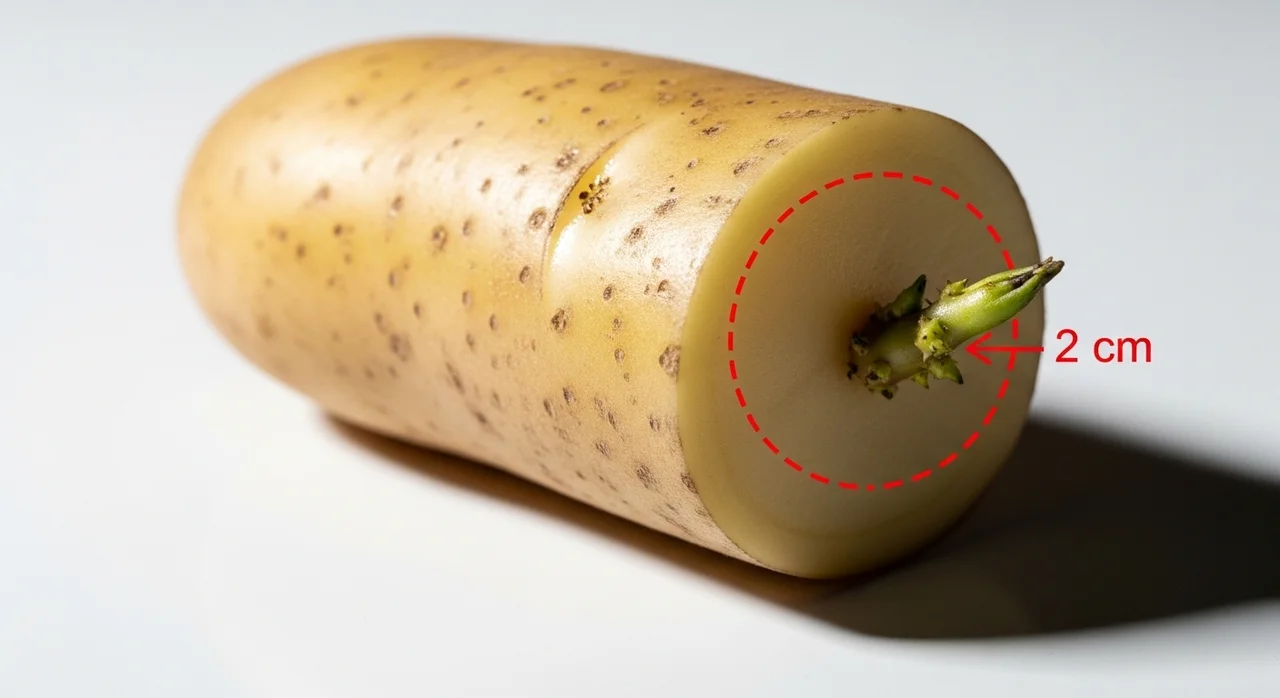 싹 난 감자, 일부분만 도려내면 괜찮을까?