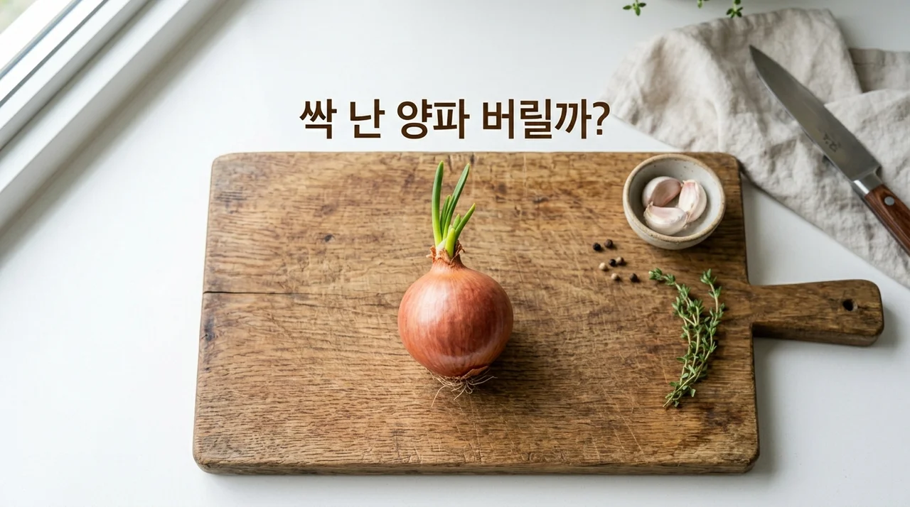싹 난 양파 버려야 할까? 독성 여부 팩트 체크 및 안전한 활용법