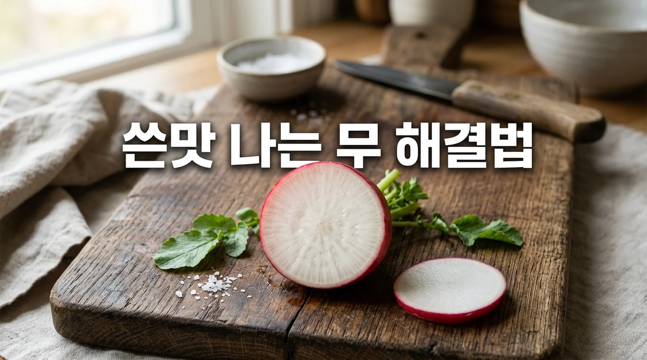 쓴맛 나는 무의 원인 분석과 요리할 때 쓴맛 확실히 잡는 팁