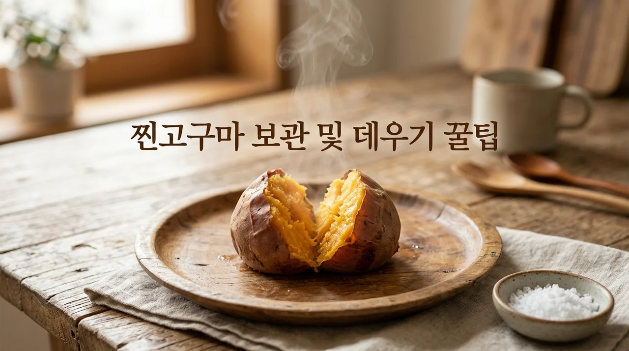 먹다 남은 찐고구마 푸석해지지 않게 심폐소생하는 보관 및 데우기 팁