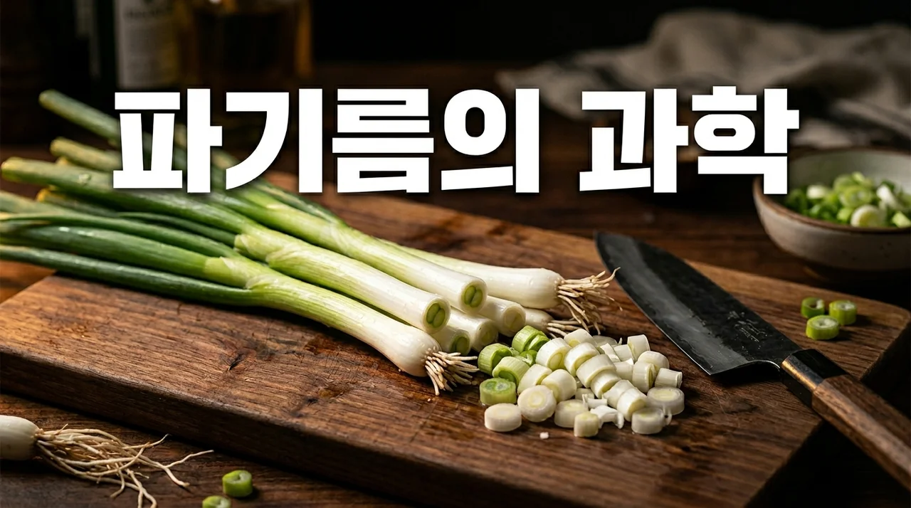 파기름 낼 때 대파 흰 부분을 써야 향이 더 깊어지는 이유와 활용법