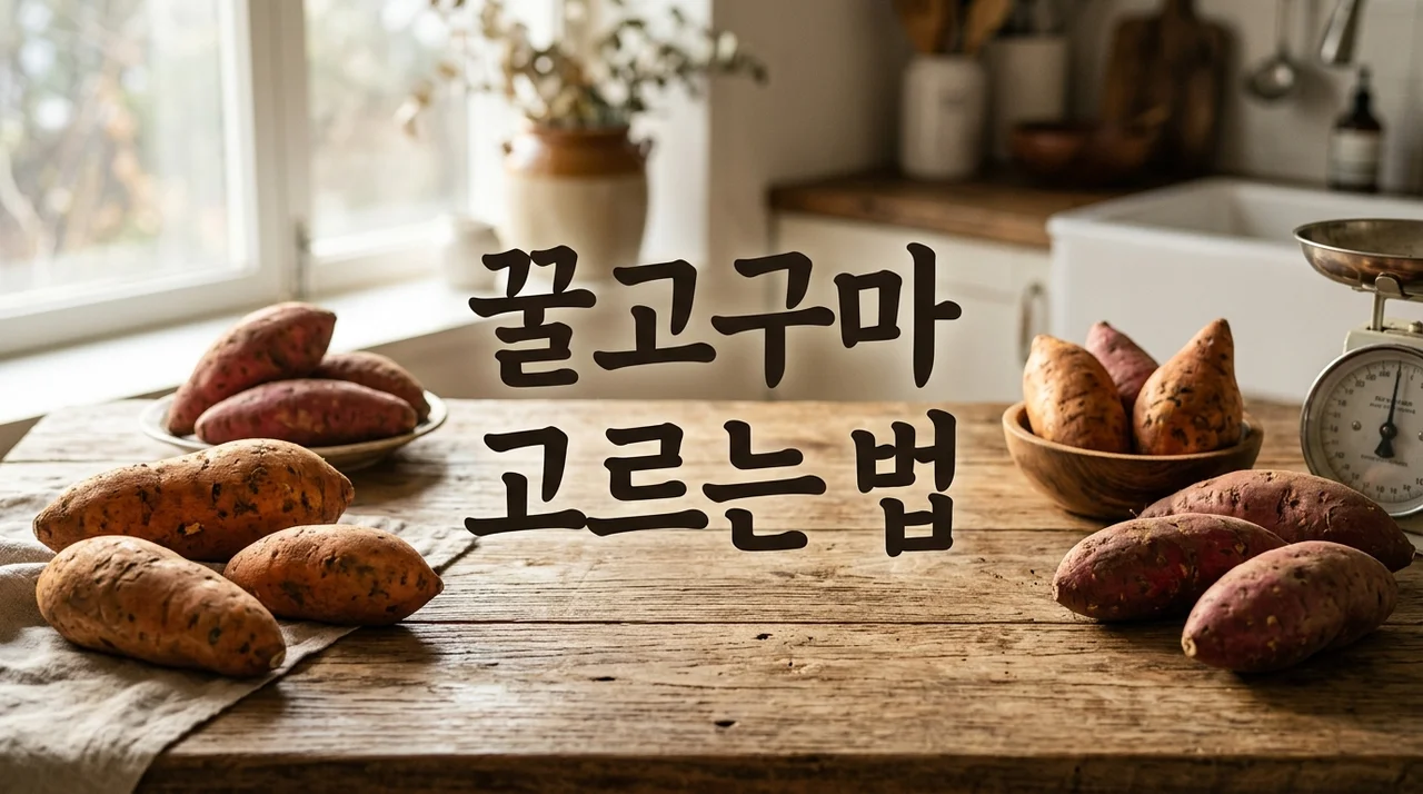 꿀고구마 베니하루카 숙성 기간 확인 및 좋은 고구마 고르는 법