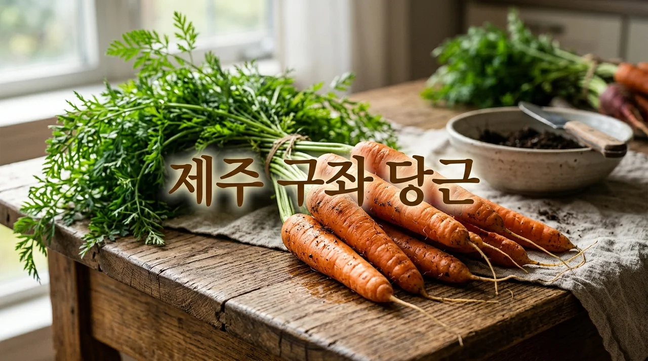 제주 구좌 당근이 유명한 이유와 단맛 강한 당근 고르는 요령 완벽 가이드