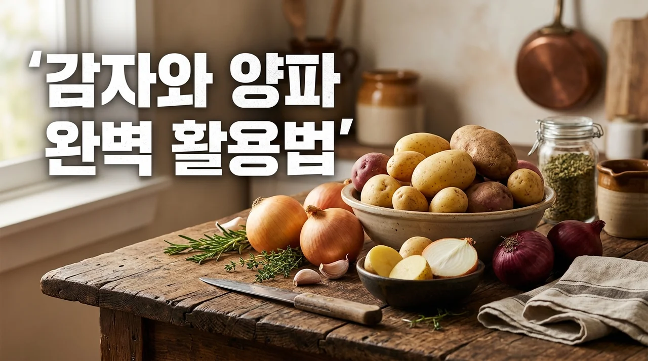감자와 양파 활용법: 보관법부터 영양 성분 및 요리 레시피 가이드