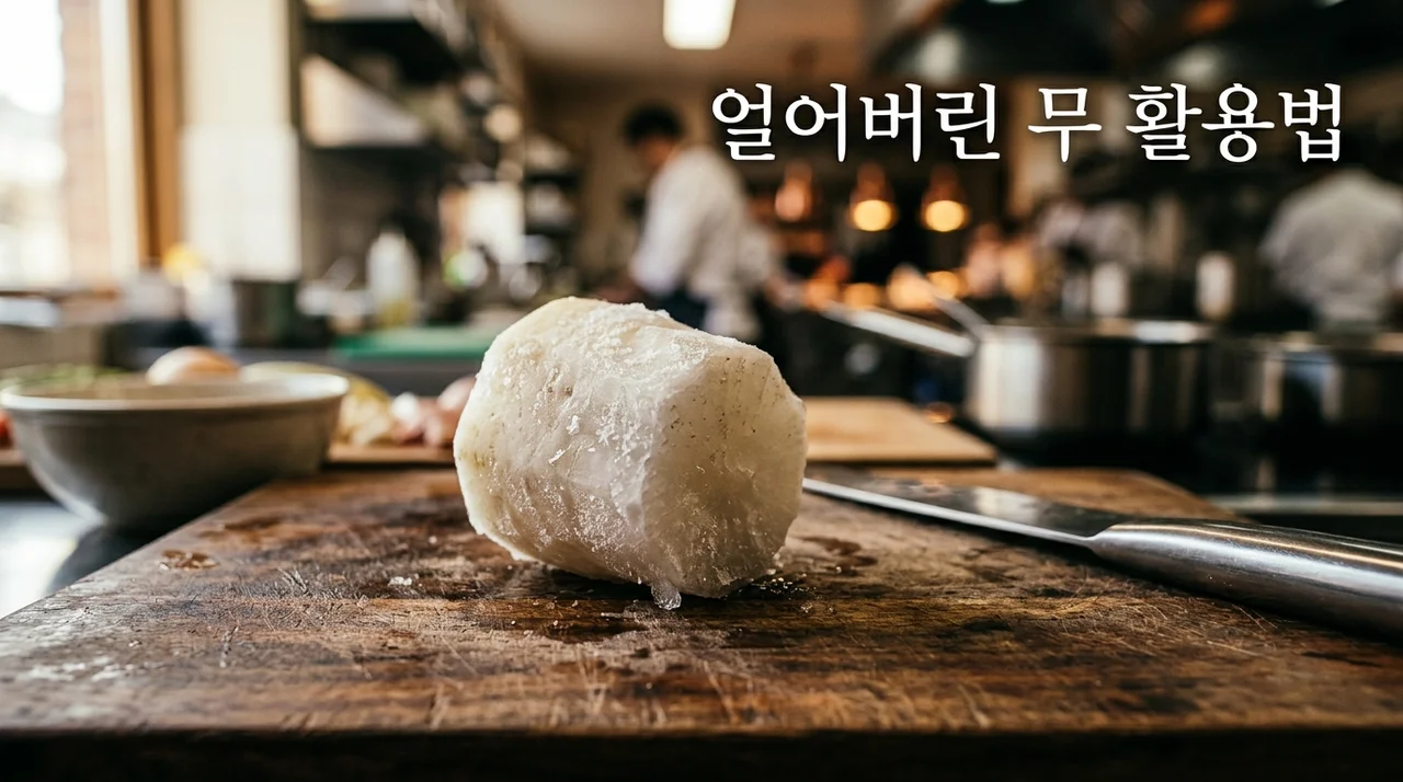 얼어버린 무 버려야 할까? 식감 살려 국물용으로 활용하는 법