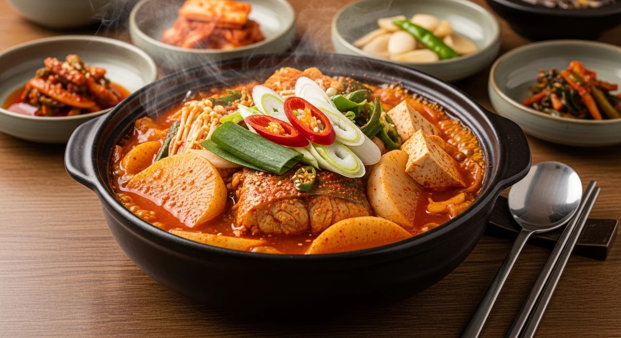 무 조림과 찜 요리로 변신시키기
