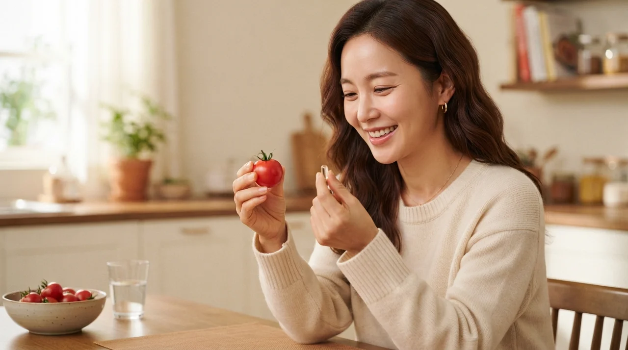 루테인과 토마토 라이코펜의 환상적인 궁합