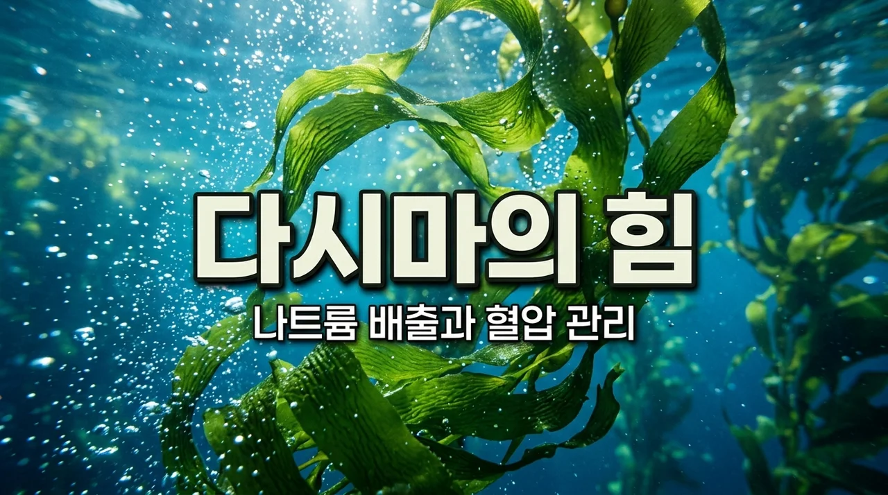 다시마 알긴산 효능, 나트륨 배출과 혈압 조절의 화학적 원리