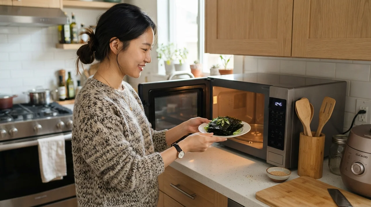 눅눅해진 김, 버리지 말고 이렇게 하세요!