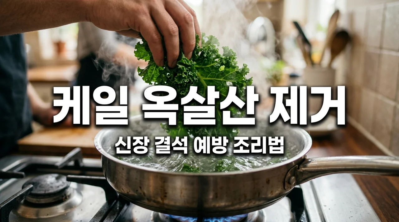케일 옥살산 제거 시간, 신장 결석 걱정 없이 먹는 2분 열수 처리법