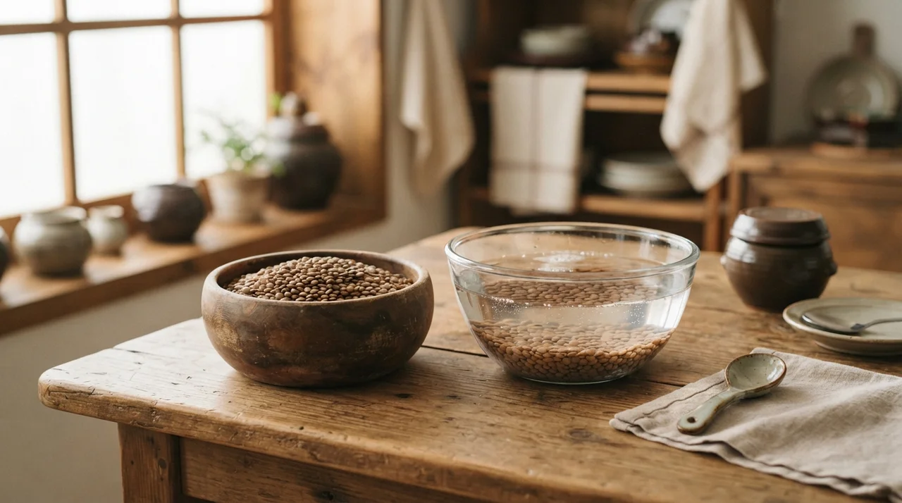렌틸콩 먹고 배가 빵빵? 핵심은 침수 시간입니다