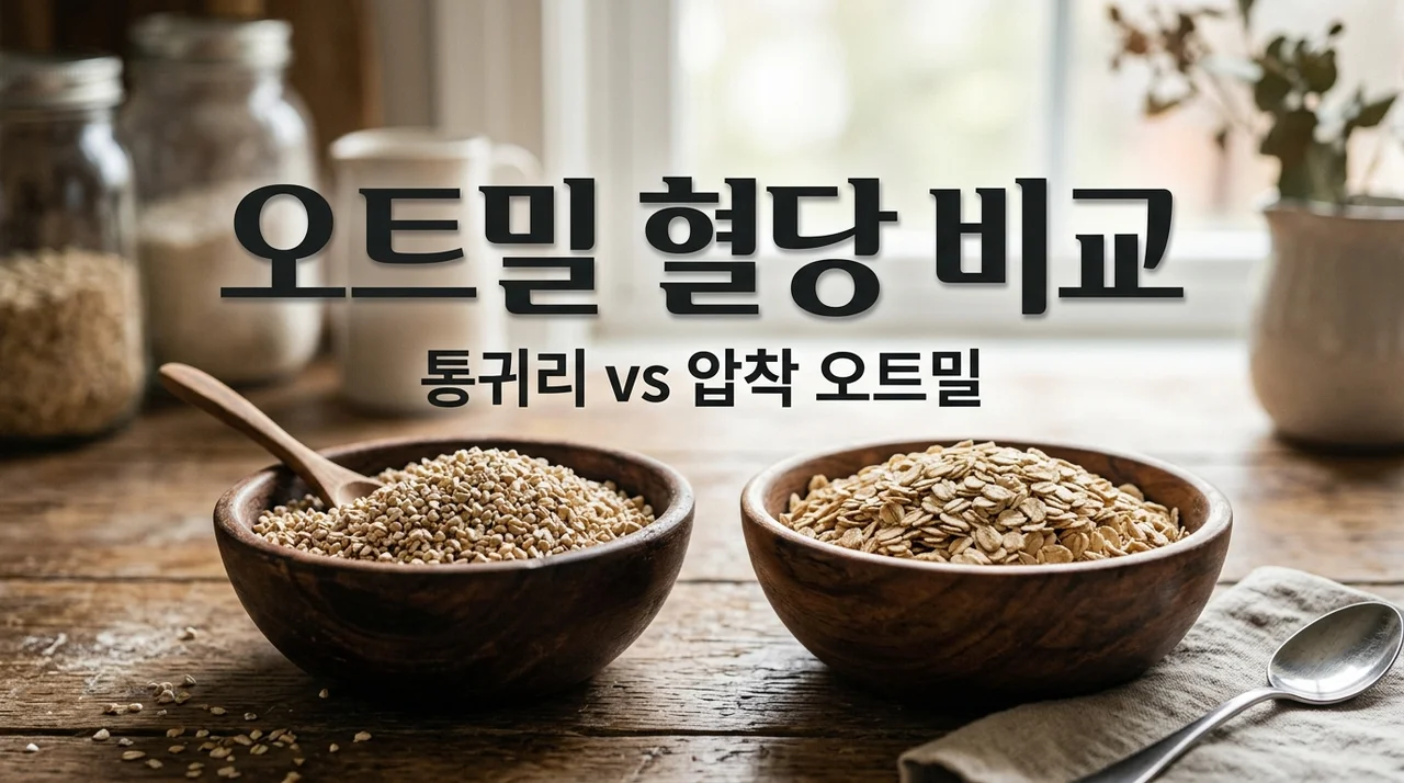 통귀리 압착 오트밀 혈당 지수(GI) 편차: 당뇨 다이어트 선택 가이드