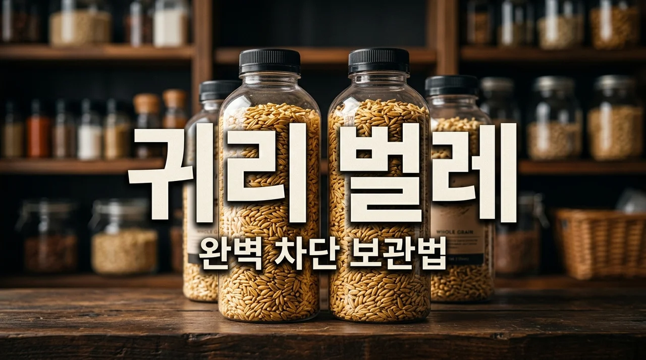귀리 쌀벌레 예방! 페트병 밀폐 보관과 암실 관리로 완벽 차단법