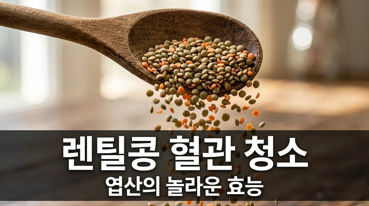 렌틸콩 엽산 효능, 호모시스테인 낮춰 심혈관 보호하는 비결