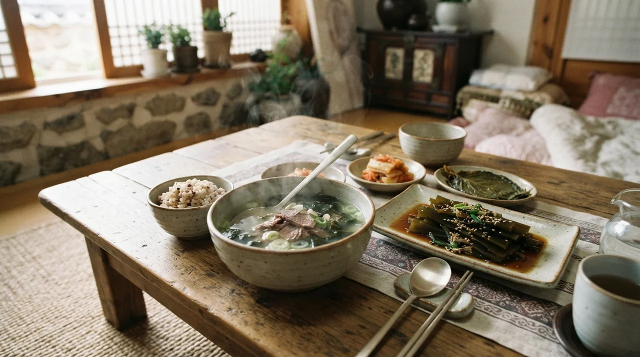 다시마 육수 활용 및 마무리