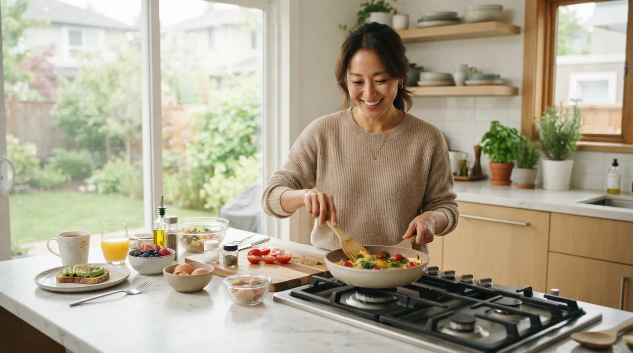 혈당 스파이크 걱정 없는 아침, 토마토 스크램블이 정답인 이유