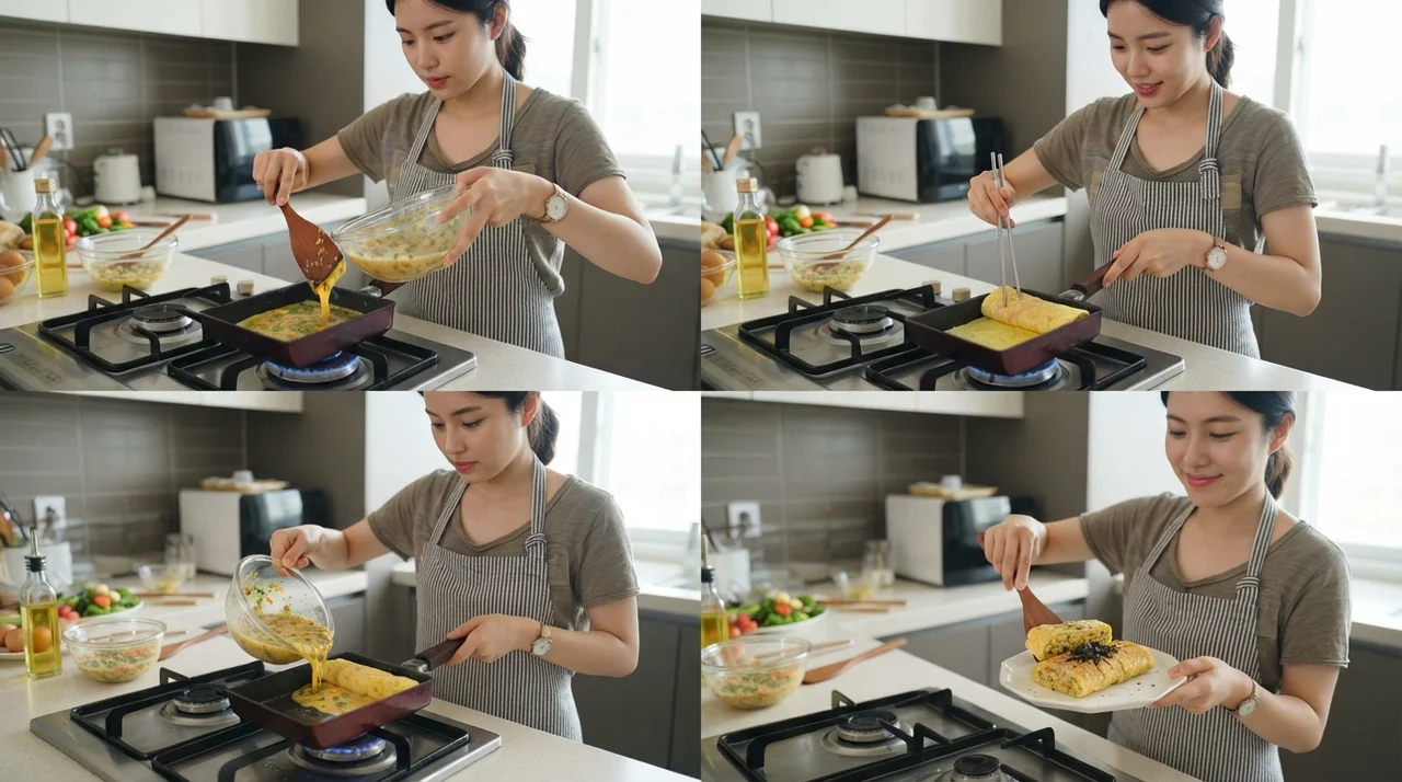 영양 보존 브로콜리 계란말이 4단계 실전 레시피