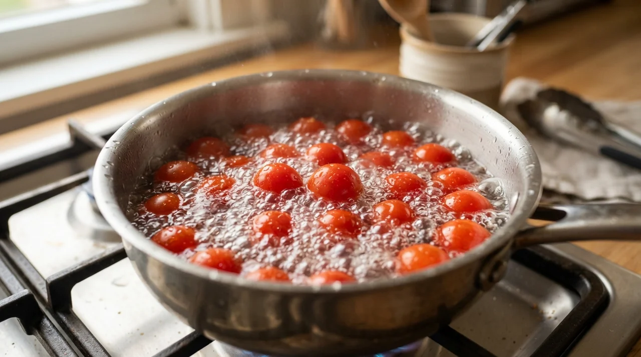 방울토마토 데치기 시간, 몇 초가 가장 적당할까요?