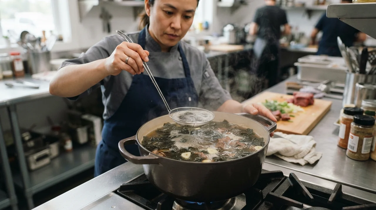 미역국 맛을 망치는 실수와 주의사항