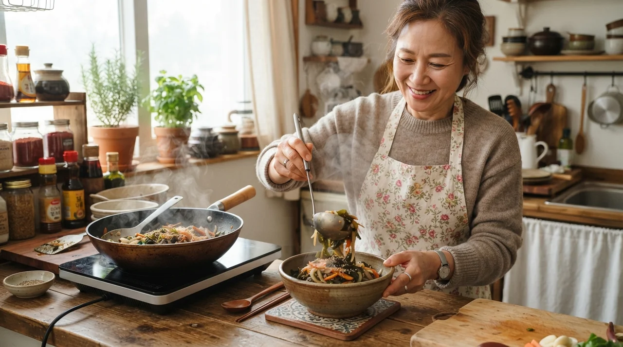 변비 해소에 미역 곤약 볶음이 탁월한 이유