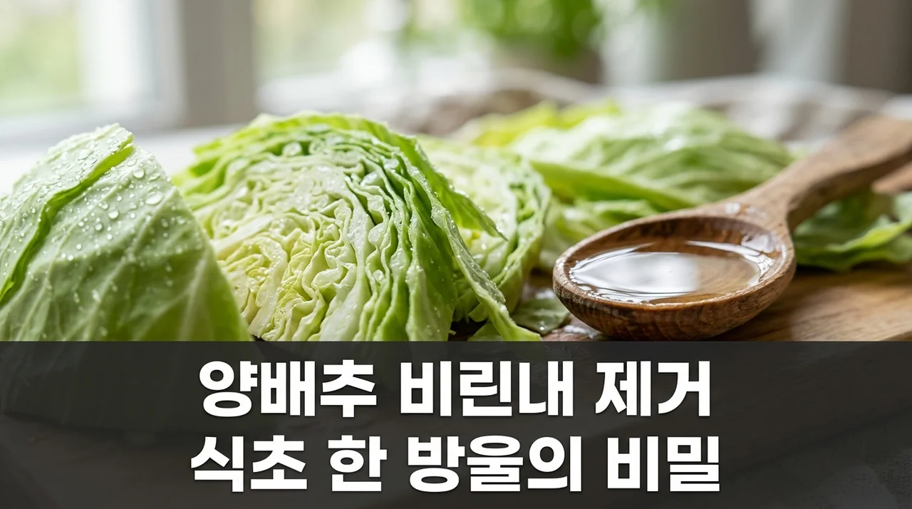양배추 비린내 원인과 식초 한 방울로 싹 잡는 황화합물 휘발 조리법